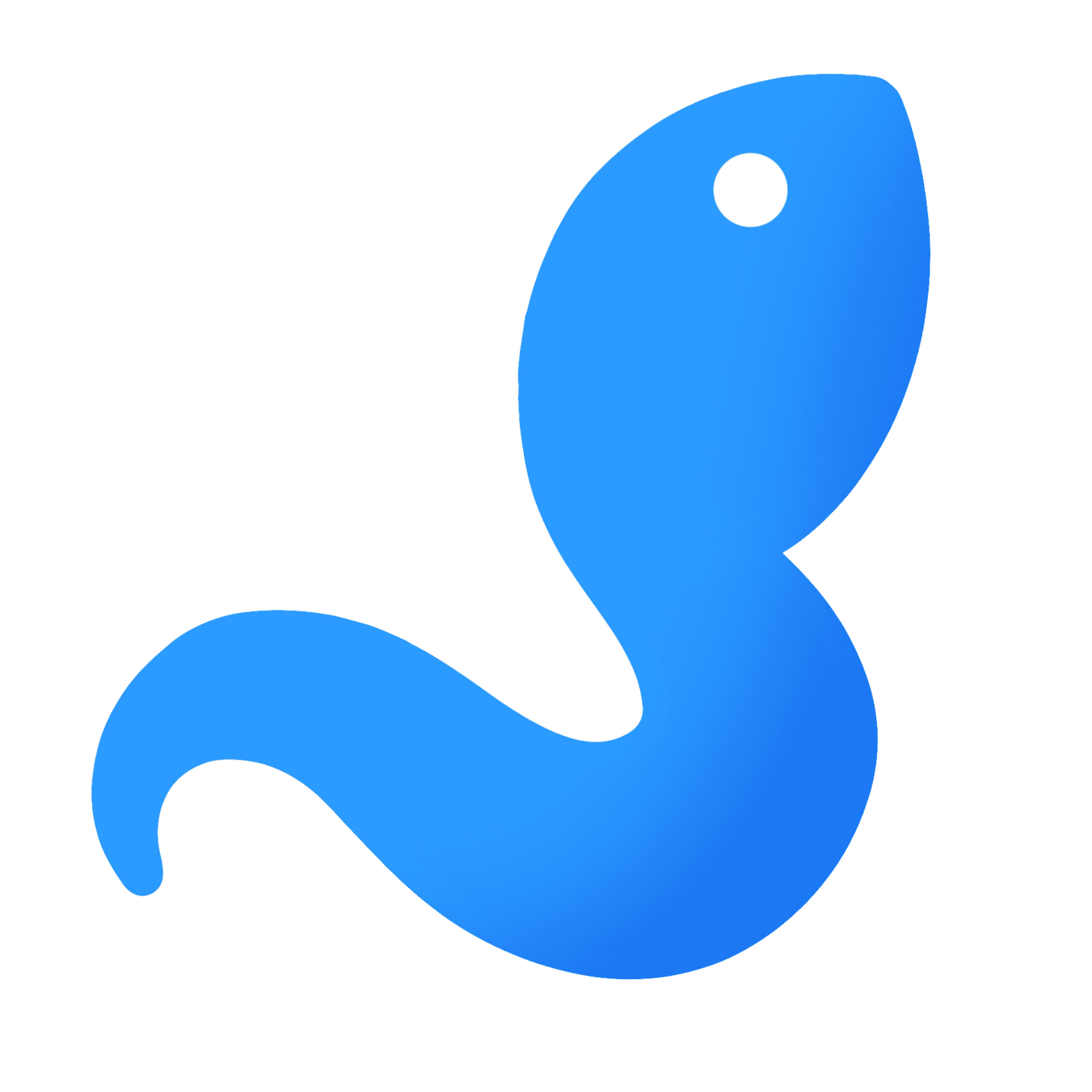 Decoration Python Blue